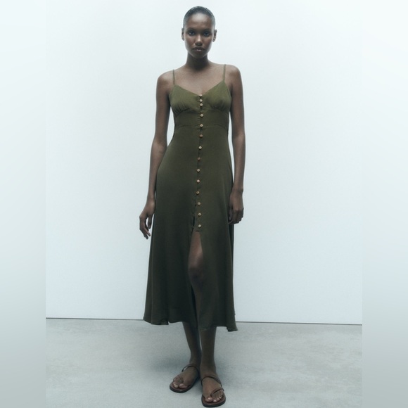 Zara Midi Dress NWOT - Picture 1 of 6